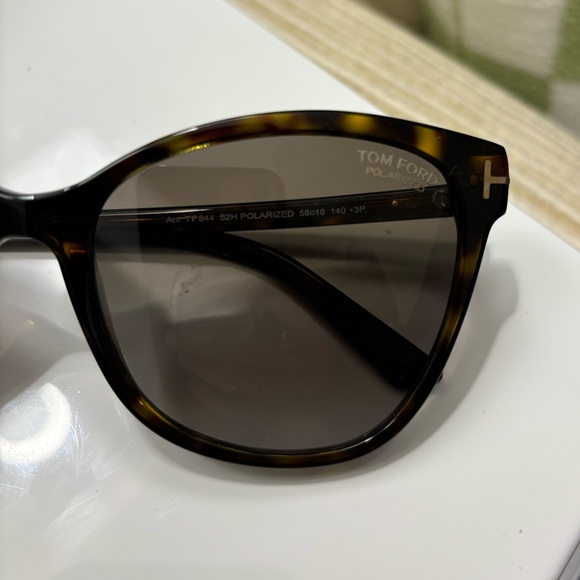 Tom Ford Sunglasses Cat Eye Tortoise Shell Polarized Ani TF844 - Picture 4 of 8